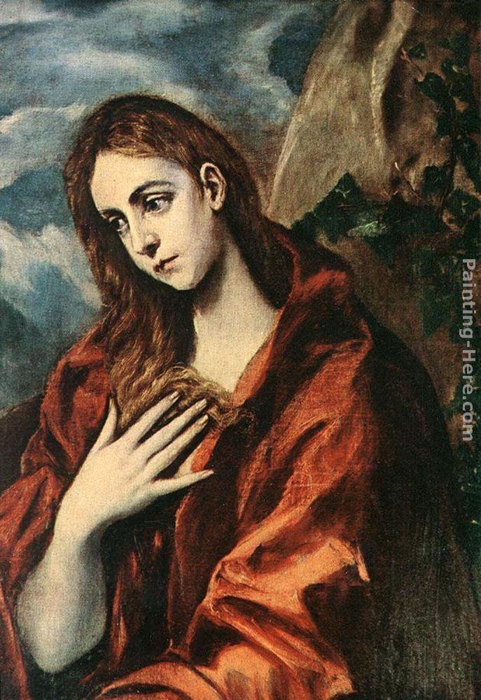 El Greco Penitent Magdalene